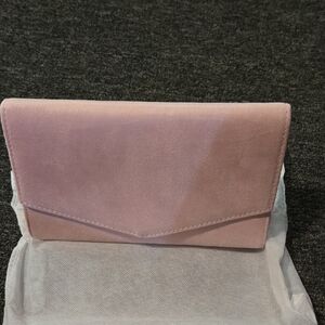 IXEBELLA Women Evening Bag Dressy Clutch Handbag Faux Suede Purse for Wedding